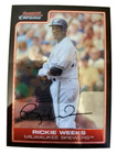 2006 Bowman Chrome Rickie Weeks Milwaukee Brewers #156 MLB Baseball Card (B6