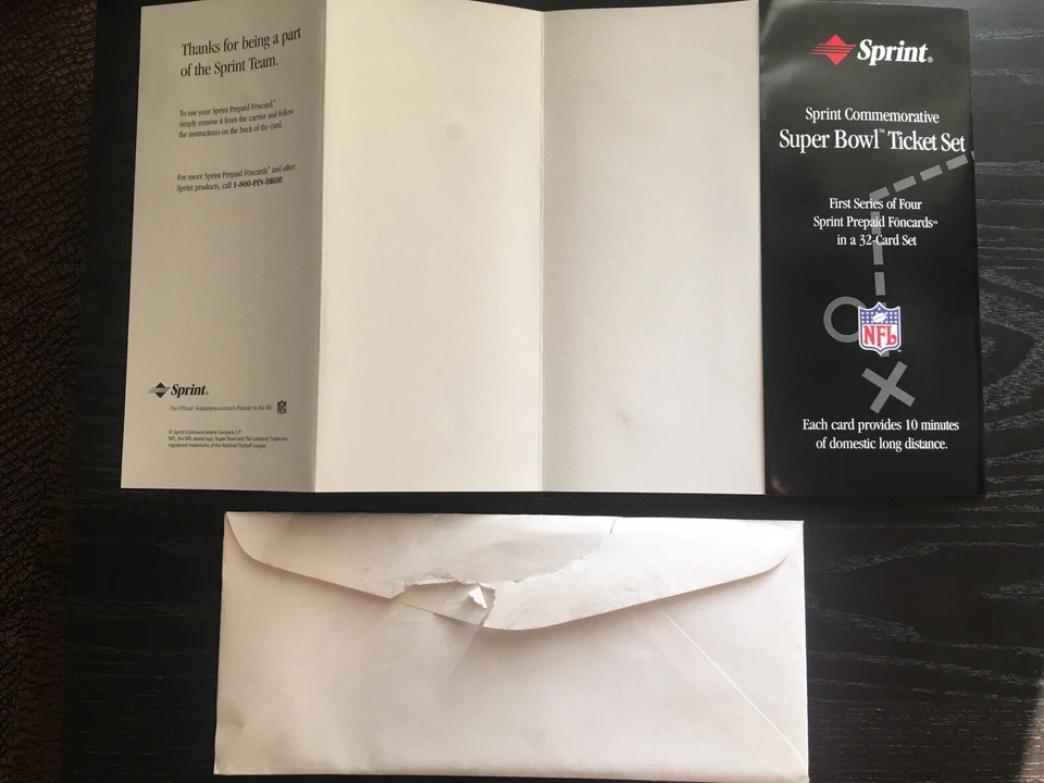 Super Bowl 1 2 3 4 entradas Packers Chiefs Raiders Jets Colts Vikings Sprint RP's Foto 4 de 4