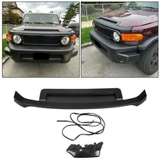 For 2007-2014 Toyota FJ Cruiser Black Painted Hood Molding Trim Moulding New
