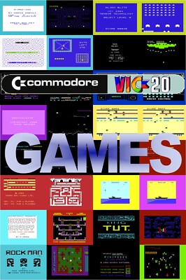 COMMODORE VIC-20 --  GAMES SPIELE  GIOCHI JUEGOS   UPDATE: 10. 11. 2024