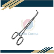 Hemostatic Angled Forceps with Stainless Steel Baby Mixter (14cm)