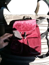  DRAWSTRING Red  BACKPACK /BAG 