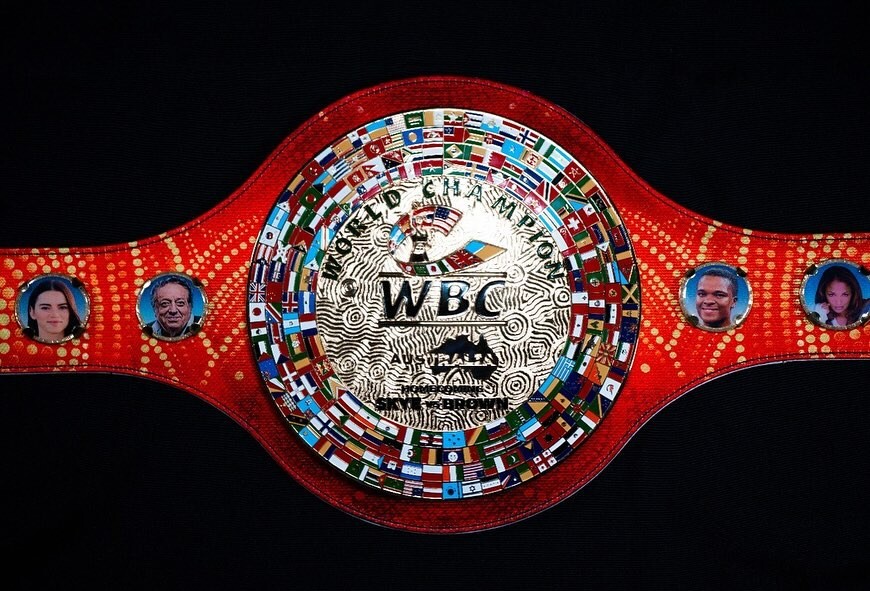 New WBC Australia Homecoming Skye Brown Boxing Championship Belt