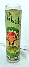 Paula's "Like Vintage" Sugar Frosted Pillar Candle  St. Patrick's Day
