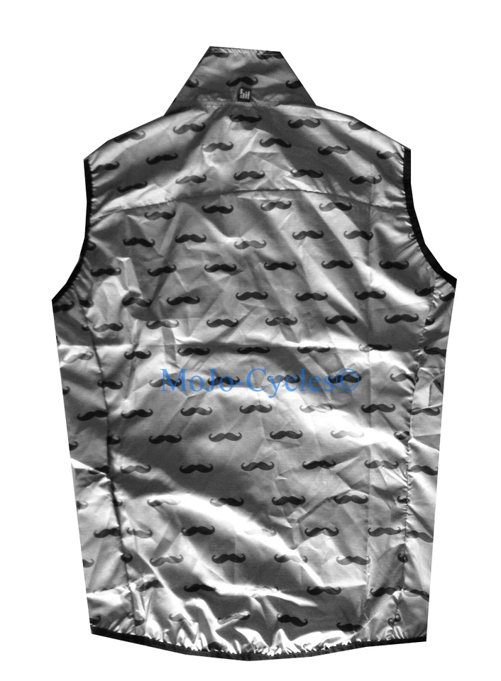 Nalini Sente Grigio Melange Moustache Wind Vest European Sizing See chart sizes - Image 2 of 3