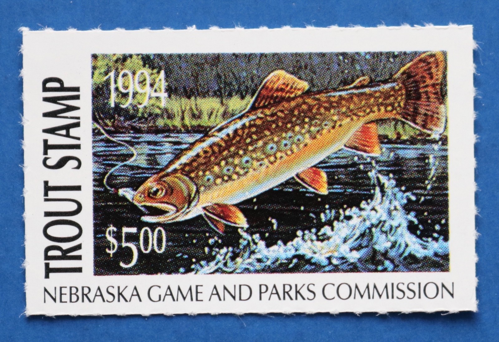 U.S. 1994 Nebraska Trout Stamp eBay