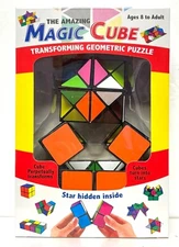 The Amazing Magic Cube Transforming Geometric Puzzle Brain Teaser US seller New