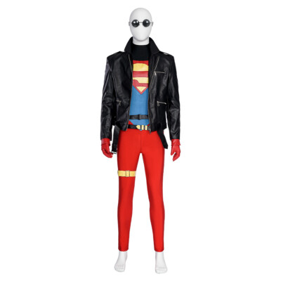 Superboy Conner Kent Full Set Uniform Halloween Cosplay Costume