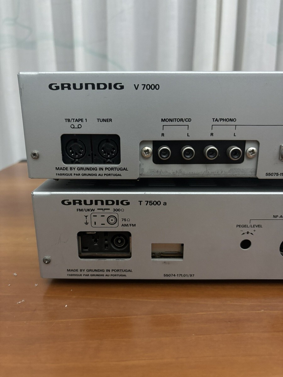 Amplificateur Intégré Grundig V7000 - Vintage, Fabrication Portugaise, état Correct D'occasion