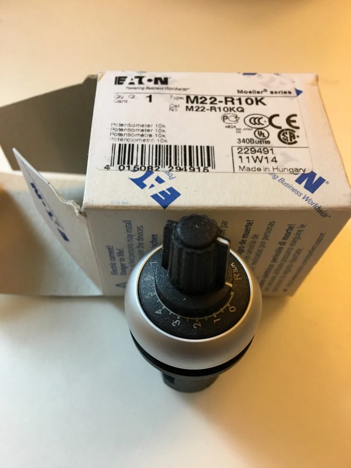 potenciómetro M22-R10K EATON/MOELLER Foto 2 de 3