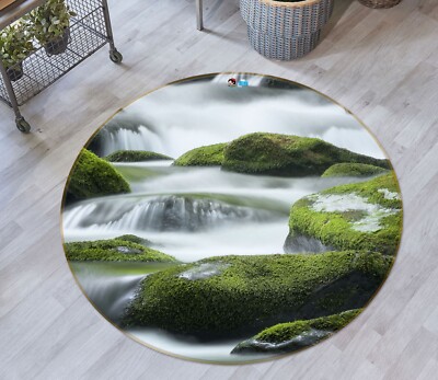 3D Turbulent Cool Water NBC493742 Game Rug Mat Elegant Photo Carpet Mat Romy
