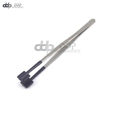 Specialty Tweezers PVC Coated Forceps Flat Tips Safe Rubber NON Marring Holding