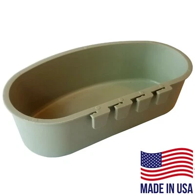 SHIFT-LOCK Pinnon Hatch Farms 6 Pack Gray 1 Quart/32 Fl Oz Hanging Water and Feed Cage Cups