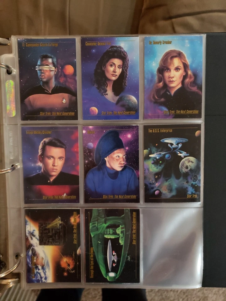 Star Trek Edition Master Séries 1993 Skybox 90 Card Set +5 Spectra Cards S1-S5 - Image 4 of 4