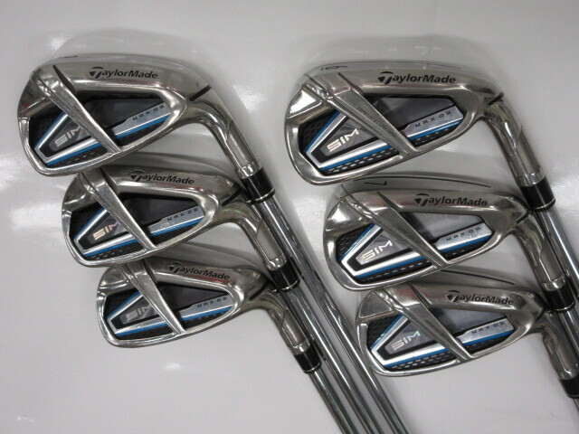 Golf Iron Set TaylorMade SIM MAX OS KBS MAX85 (R) 6pcs 6-A JAPAN 