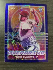 2021 Panini Chronicles Overdrive Dane Dunning #16 Blue Velocity Rookie RC