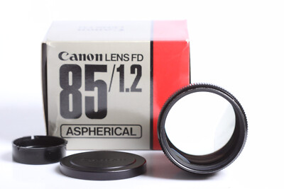 Canon Lens FD 1,2/85 S.S.C. ASPHERICAL Lens 85mm 1.2