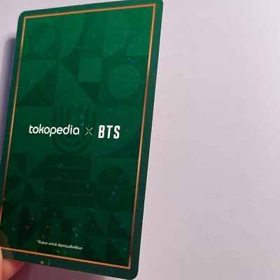 BTS Tokopedia 1ST Event JUNGKOOK Rare HOLO Holographic PC