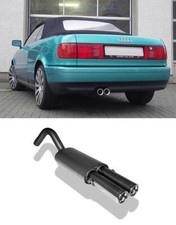 FOX Sportauspuff Endschalldämpfer Edelstahl Audi 80 90 Typ 89 2x76mm