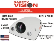 PoE Vandal resistant Exterior Security Camera Safety Vision power over ethernet