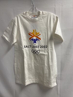 NWT Salt Lake 2002 Winter Olympics VTG T-shirt White NWT Salt Lake 2002 Winter Olympics VTG T-shirt White