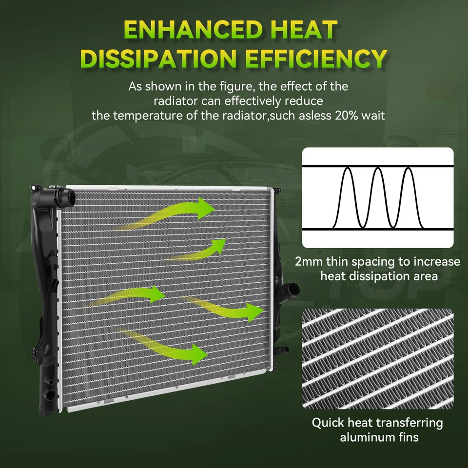Replacement Aluminum Radiator Fit For 09-12 2013 2014 2015-2019 Dodge Journey - Изображение 4 из 4