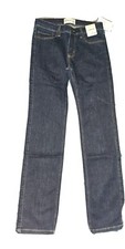 Abercrombie Kids Boys Straight Jeans Size 13/14 Long Aka 15/16 Slim Stretch Dark