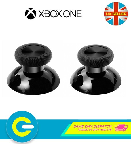 2x Black OEM Replacement Analog Thumbsticks for Microsoft Xbox One Controllers - Picture 3 of 4