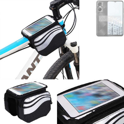 Rahmentasche Fahrradtasche Fahrradhalterung für Tecno Pop 6 Pro Fahrrad Rahmen 