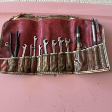 Vintage Cornwell K-101 Mini Wrench Set Roll Up Damaged Case Vintage Cornwell K-101 Mini Wrench Set Roll Up Damaged Case