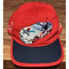 VTG 90's Mark Martin 6 Nascar Strap Back Hat Cap Valvoline Race Car
