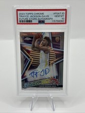 2023 Topps Chrome - Future Stars Autographs Trayce Jackson-Davis #FSA-TJD (RC)