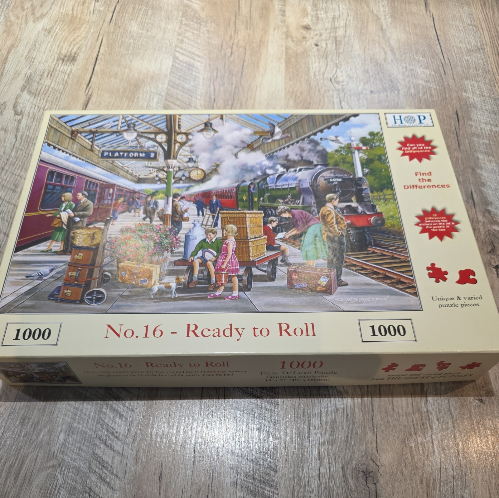 The House of Puzzles, No.16 - Ready To Roll, 1000 Piece Jigsaw Puzzle