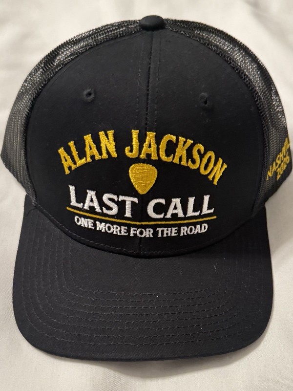 Alan Jackson Last Call One More For The Road Nashville 2026 Mesh Trucker Hat