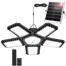 Solar Light for Shed with Constant On & Motion Activated Simple 2 Modes Tempe...