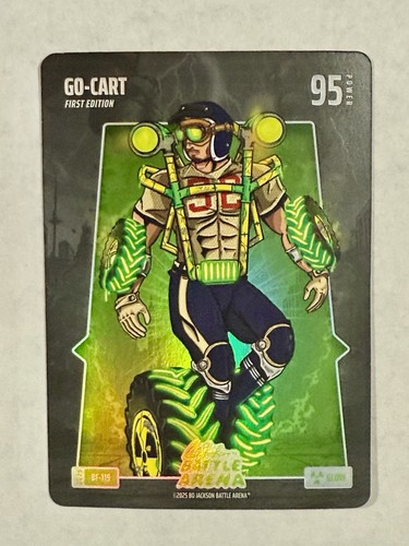 🔥2026 Bo Jackson Battle Arena Go-Cart Glow Battle Foil Evan Carter🔥