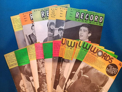 Record  Songbook/ Words lyrics Magazine   1960's/70's -  Choose which you need