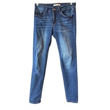 Kancan Skinny Jeans Dark Wash Stretch Denim Mid Rise Size 7 27 Everyday Denim