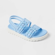 Toddler Riley Mesh Footbed Sandals Light Blue - Cat  Jack - Size 11 B80s