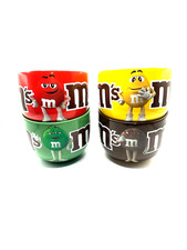 M&Ms Candy Character Bowls Set of 3 Green Yel...