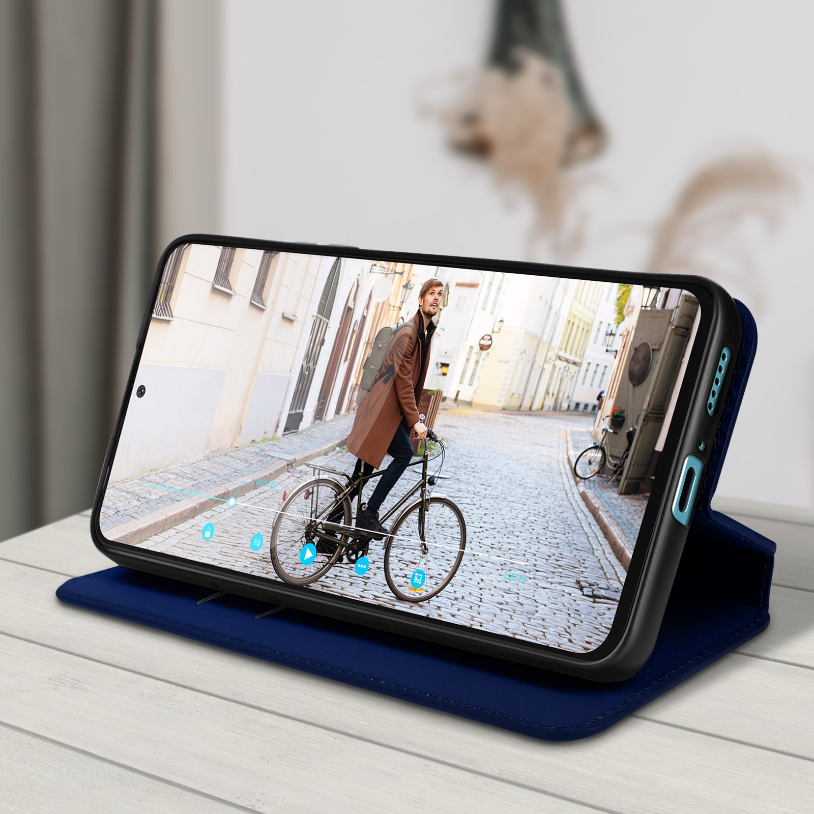 Housse Xiaomi Redmi Note 11 Pro Plus marine pour regarder vos vidéos en voyage - 4