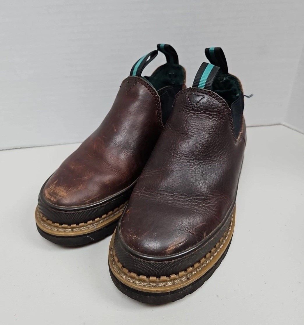 Georgia Giant Romeo Women's Work Shoe  Slip-On Size 6  Brown GR362