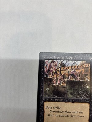 MTG Stone-Throwing Devils (Dark) Arabian Nights Regular Common for