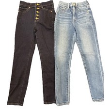 LOT of 2 Express Womens Jeans Skinny High Rise Jeans Size 00S