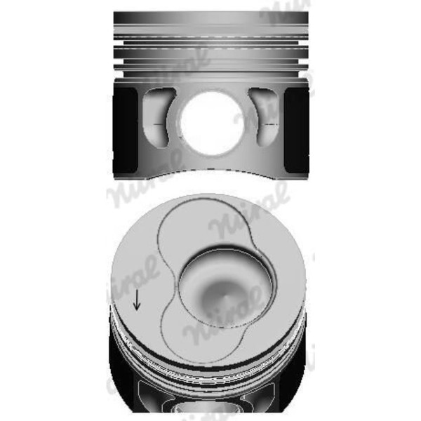 NÜRal Kolben Ø80Mm Passend FüR Audi A3 A4 A6 Seat Ibiza Leon Toledo Skoda-image