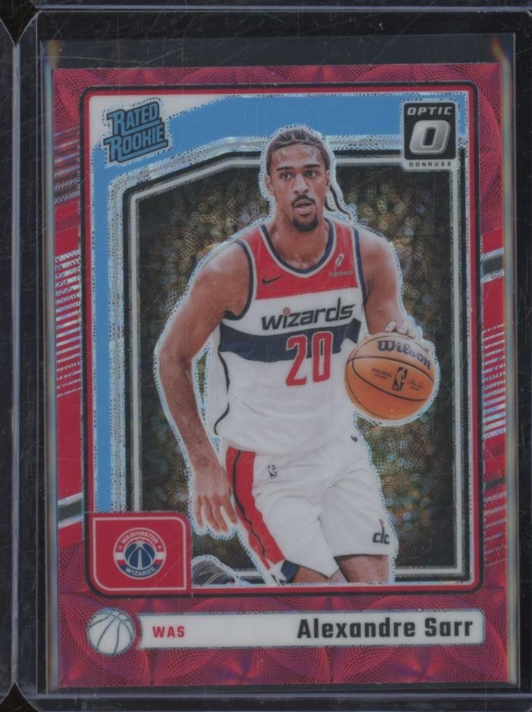 2024-25 Donruss Optic ALEXANDRE SARR #276 RC Rookie Red International JZT3