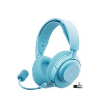 Micro casque gaming sans fil SteelSeries Arctis Nova 3PW Bluetooth Bleu cyan