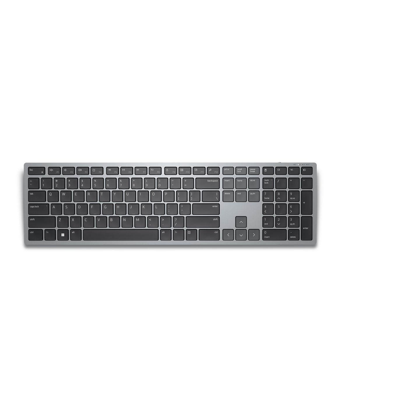 Dell Multi-Device KB700 - keyboard - QWERTY - US International - grey - Tastatur - Universal - Grau - Bild 3