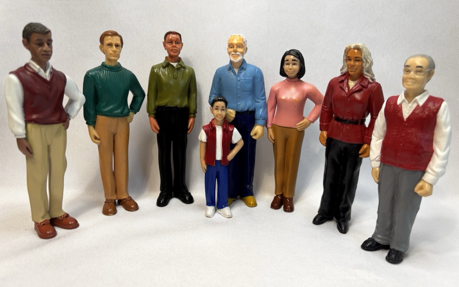 Discount School Supply Diverse Community Toy Figures Lot Of 8