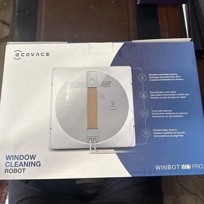 ECOVACS Winbot W1 Pro Window Cleaning Robot 2800Pa Suction App Control Gray